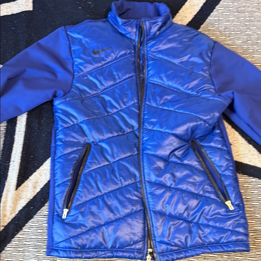 Nike Kids Royal Blue Puffer Jacket